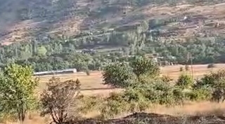 Güroymak'ta Arazi Yangını Erken Müdahaleyle Ormana Sıçramadan Söndürüldü