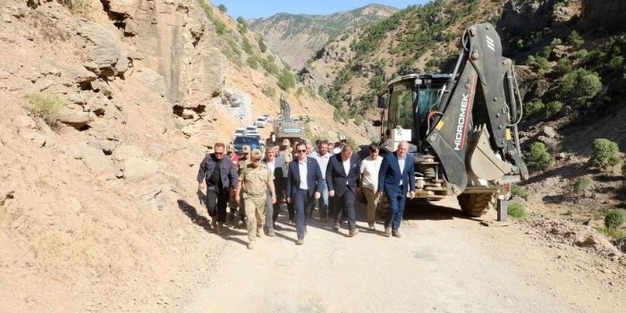 Bitlis Valisi Karakaya Mutki Yol İncelemesi
