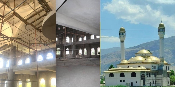 Güroymak Şenova Mahallesi’ndeki Camii inşaatı hayırseverlerin desteğini bekliyor