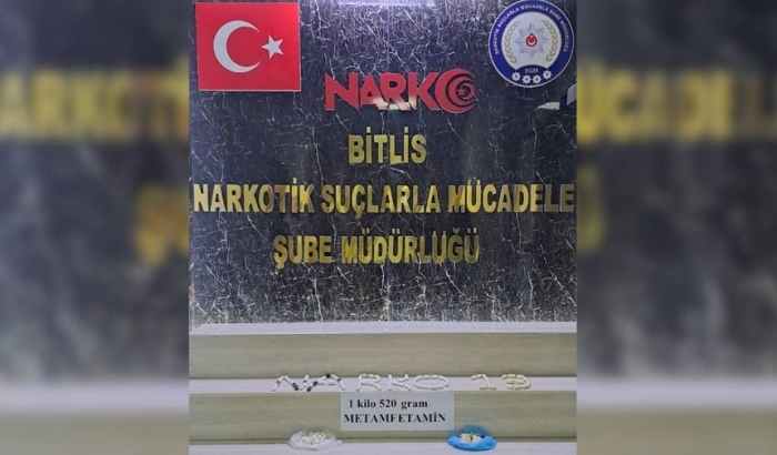 Tatvan’da Metamfetamin Ele Geçirildi: 3 Tutuklandı