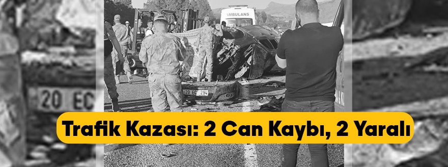 Bitlis’te Feci Trafik Kazası: 2 Can Kaybı, 2 Yaralı