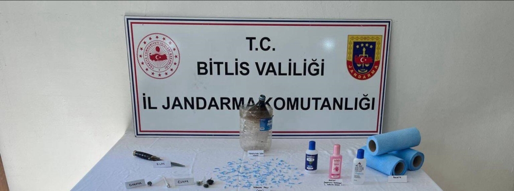 Bitlis’te Uyuşturucu Operasyonu: 300 Bin TL’lik Metamfetamin Ele Geçirildi