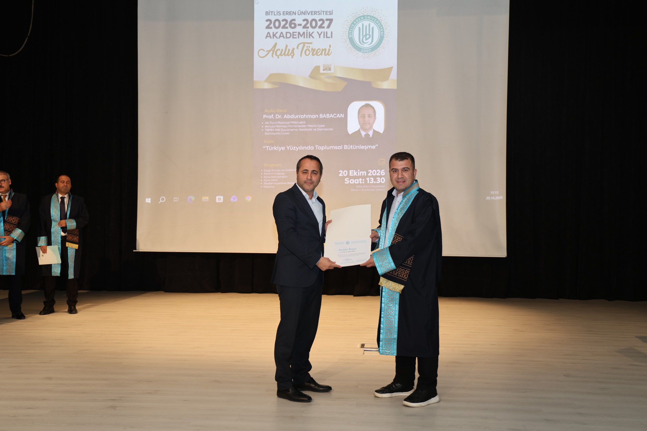 Bitlis Eren Üniversitesinde 2026-2027 Akademik Yılı Açılış Töreni Gerçekleştirildi - Fotoğraf 4