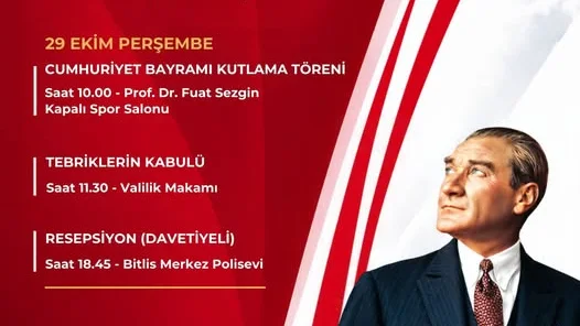 Cumhuriyetin 103. Yil Dönümü Kutlaniyor