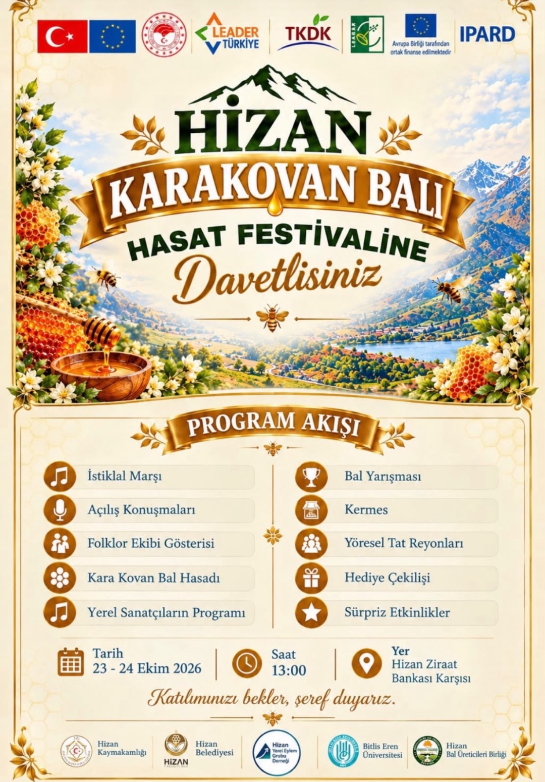 Hizan Karakovan Balı Festivali