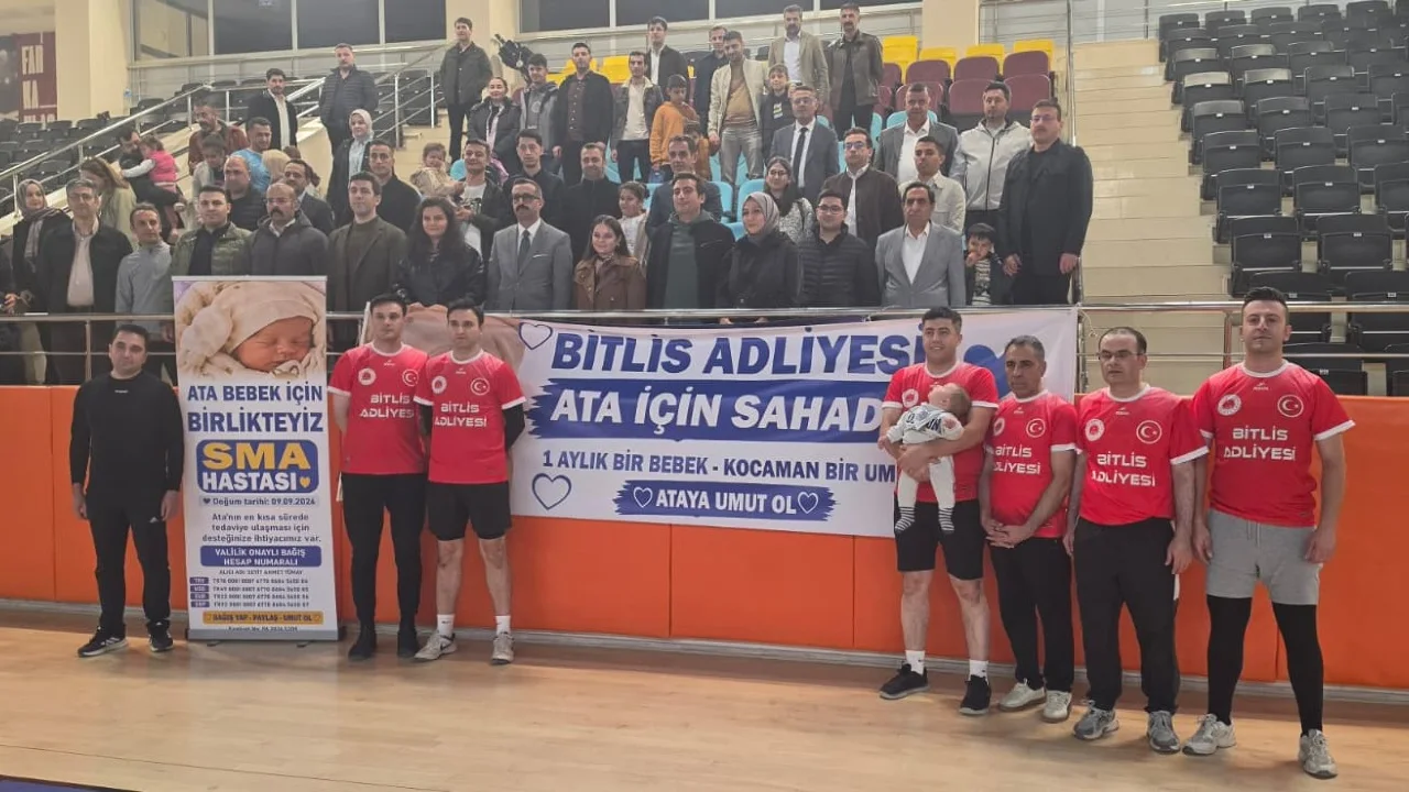 Bitlis Adliyesi, SMA hastası Ata Bebek için sahaya çıktı