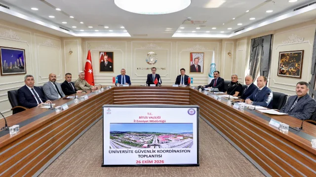 Bitlis'te Üniversite Öğrencileri İçin Güvenlik Tedbirleri Görüşüldü