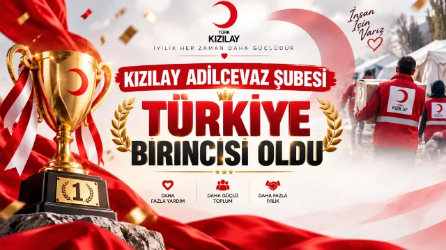 Kızılay Adilcevaz Şubesi Türkiye Birincisi Oldu