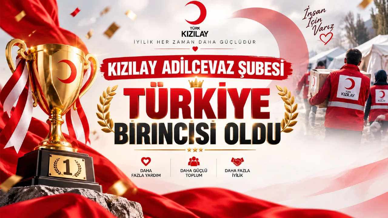 Kızılay Adilcevaz Şubesi Türkiye Birincisi Oldu