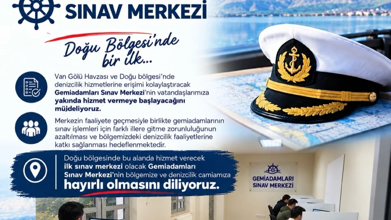 Tatvan'da Gemiadamları Sınav Merkezi Açılıyor
