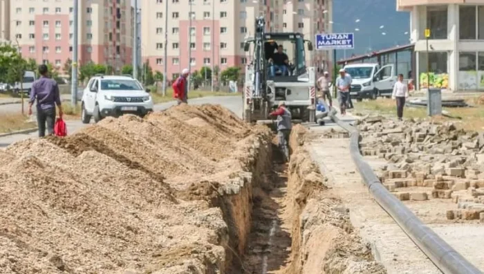 Beş Minare Mahallesi TOKİ 4. Mevkiinde İçme Suyu Çalışmaları
