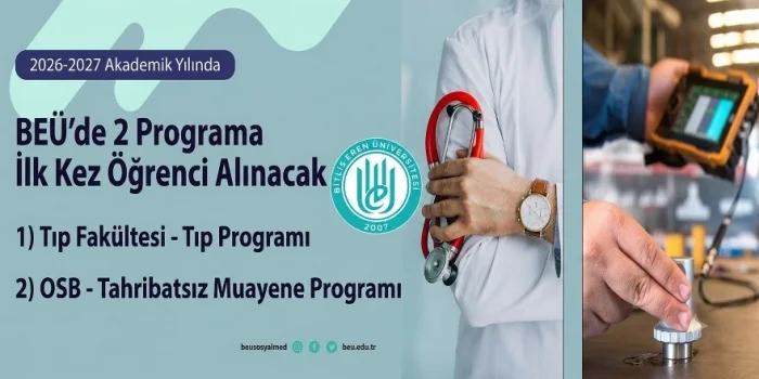 Bitlis Eren Üniversitesi Tıp Fakültesi İlk Kez Öğrenci Alacak
