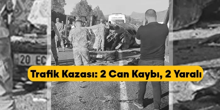 Bitlis’te Feci Trafik Kazası: 2 Can Kaybı, 2 Yaralı