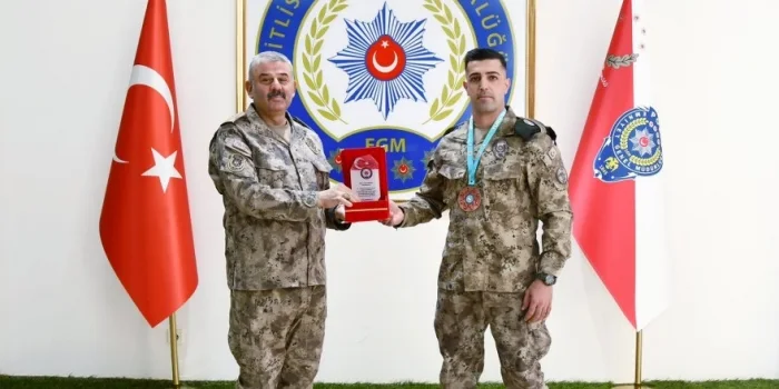 Bitlis’te Görevli Polis Memuru Yusuf Kırkıncı Dünya 3.’sü