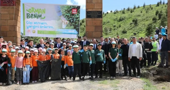 Bitlis'te "Orman Benim" Kampanyasına Yoğun Katılım: Doğaya Sahip Çıkalım
