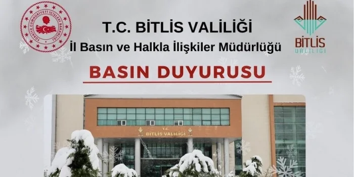 Bitlis’te Yoğun Kar ve Buzlanma Nedeniyle Eğitime 1 Gün Ara Verildi