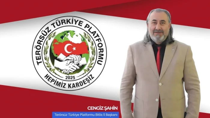 Cengiz Şahin, Terörsüz Türkiye Platformu Bitlis İl Başkanı Oldu