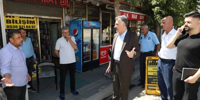 Güroymak'ta Başkan Mutlu Esnaf Ziyareti: Kent Meydanı