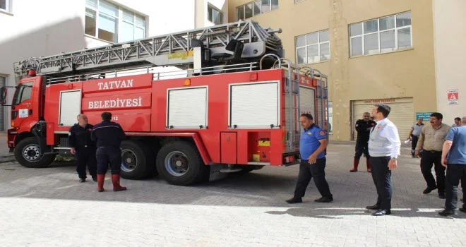 Tatvan Devlet Hastanesinde 2024 Yılı HAP Planı Saha Tatbikatı Gerçekleştirildi